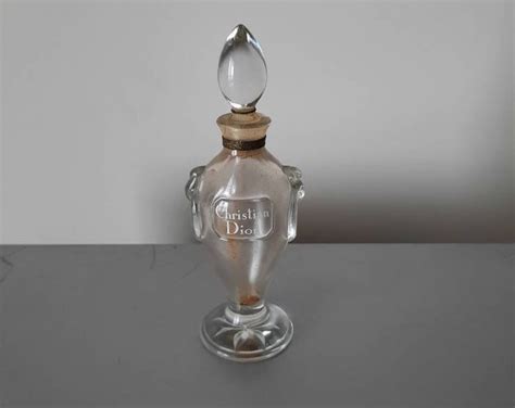 Vintage Christian Dior Empty Crystal Amphora Perfume Bottle by 